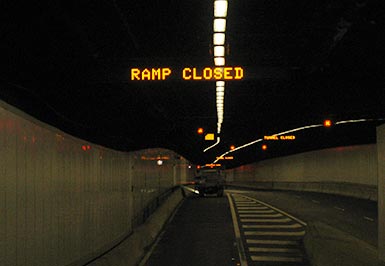 Tunnel Message Signs